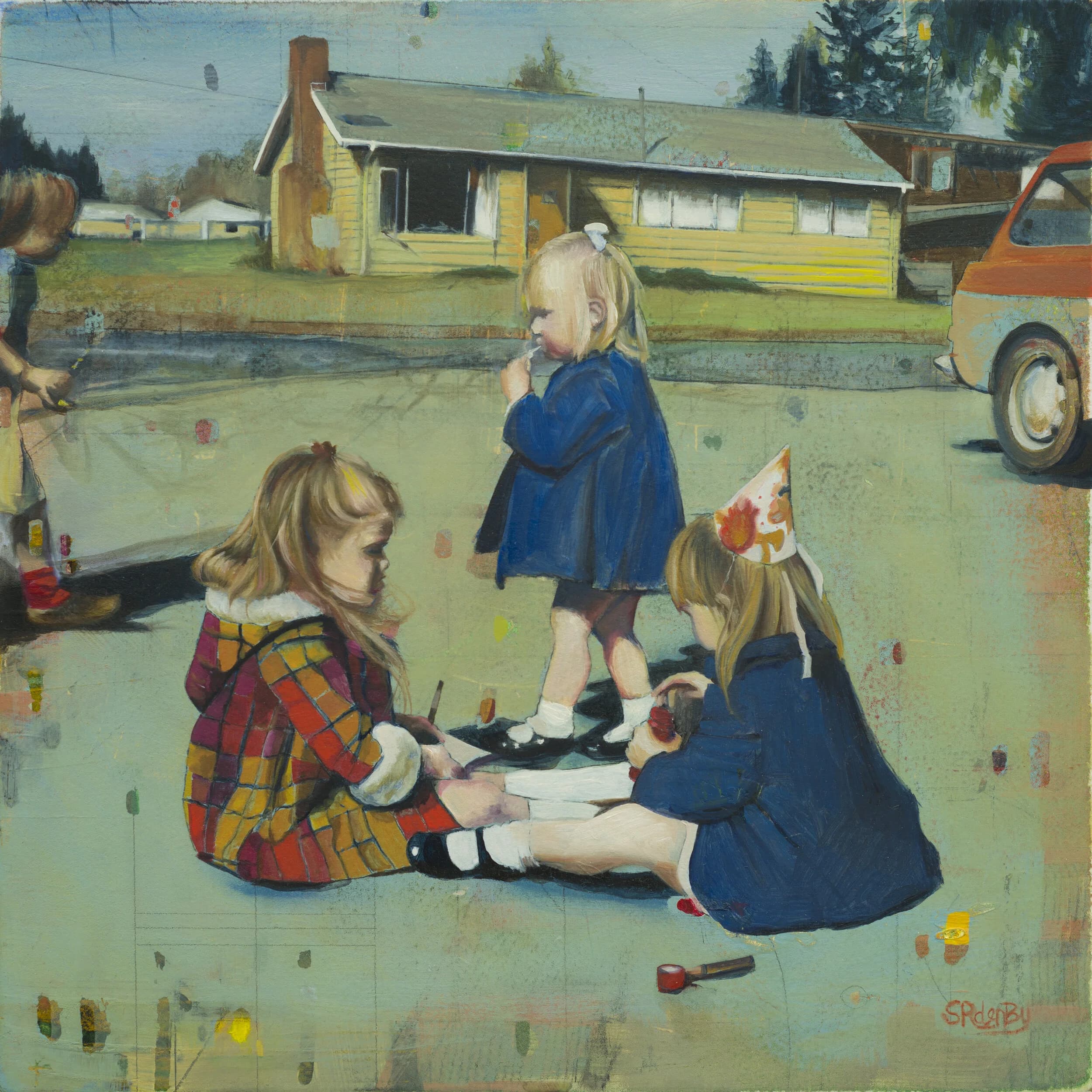 Block Party — Mixed media