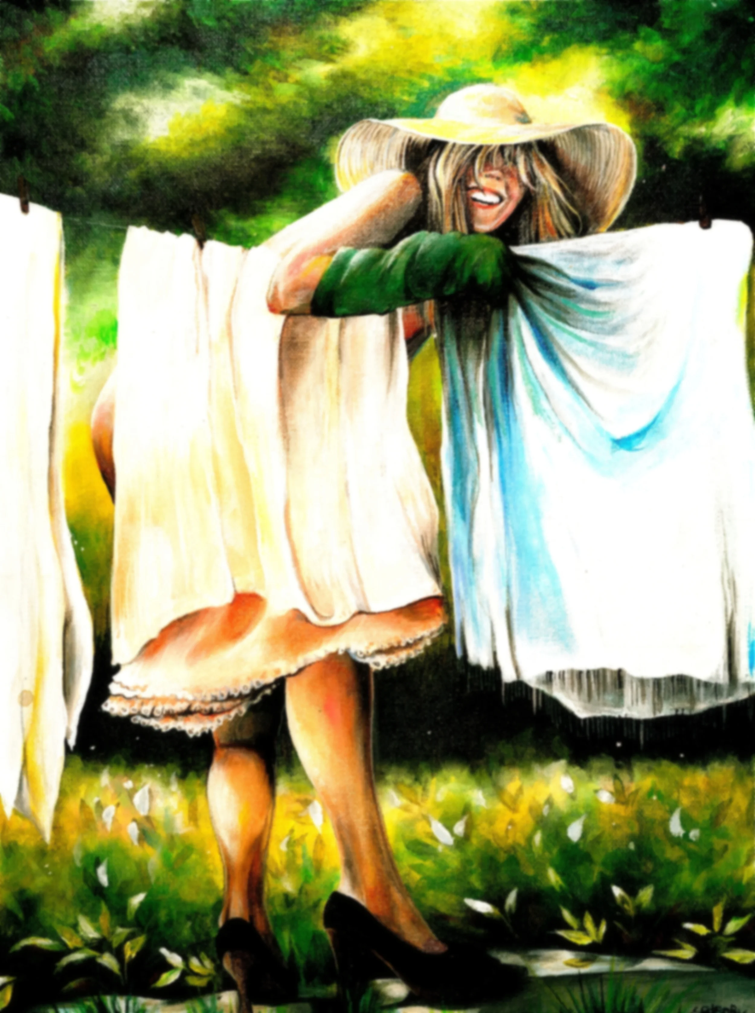 Dirty Laundry — Acrylic on canvas